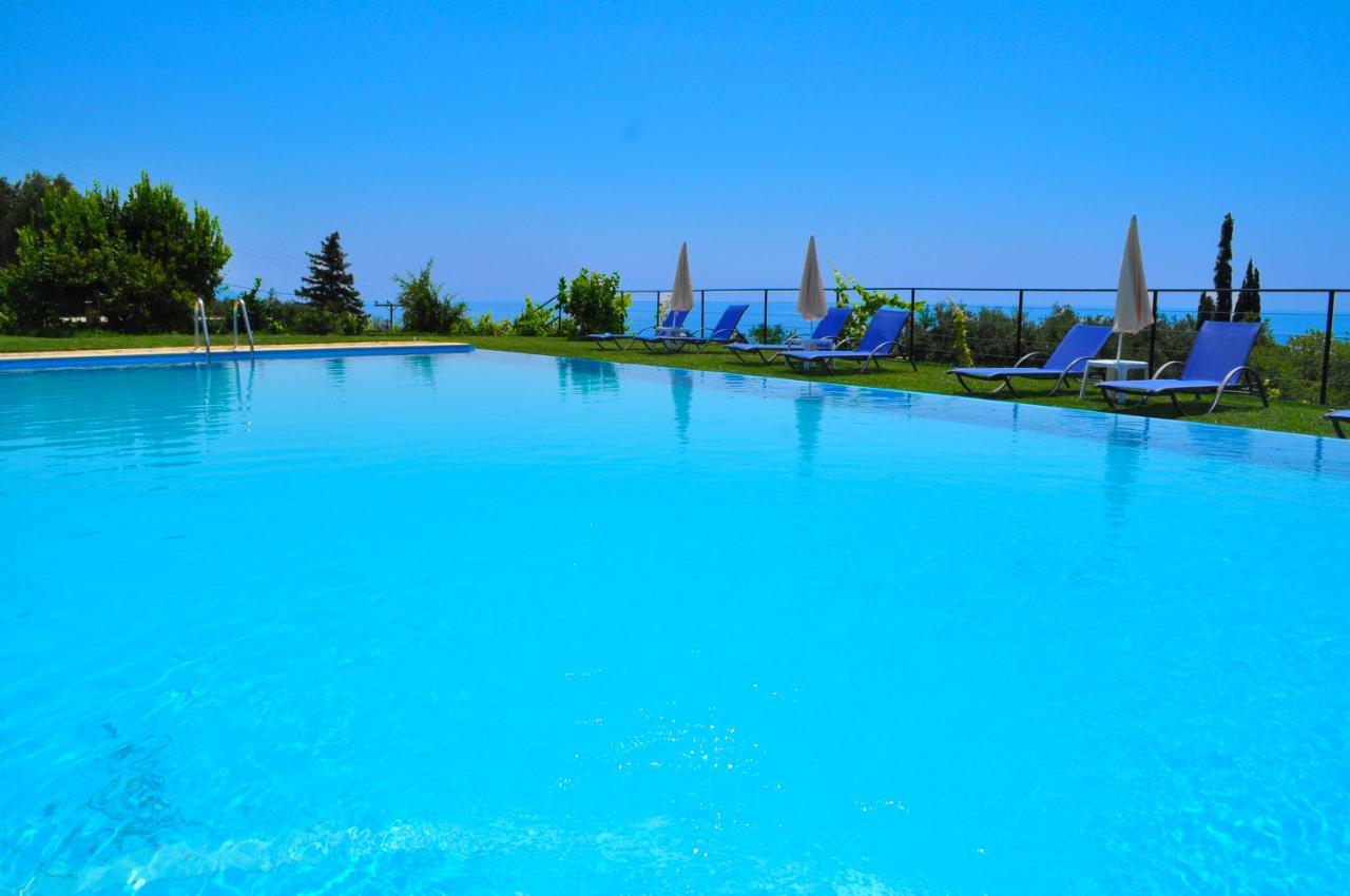 Luxury Loft Apartment With Pool - Pelekas Beach, Corfu Экстерьер фото