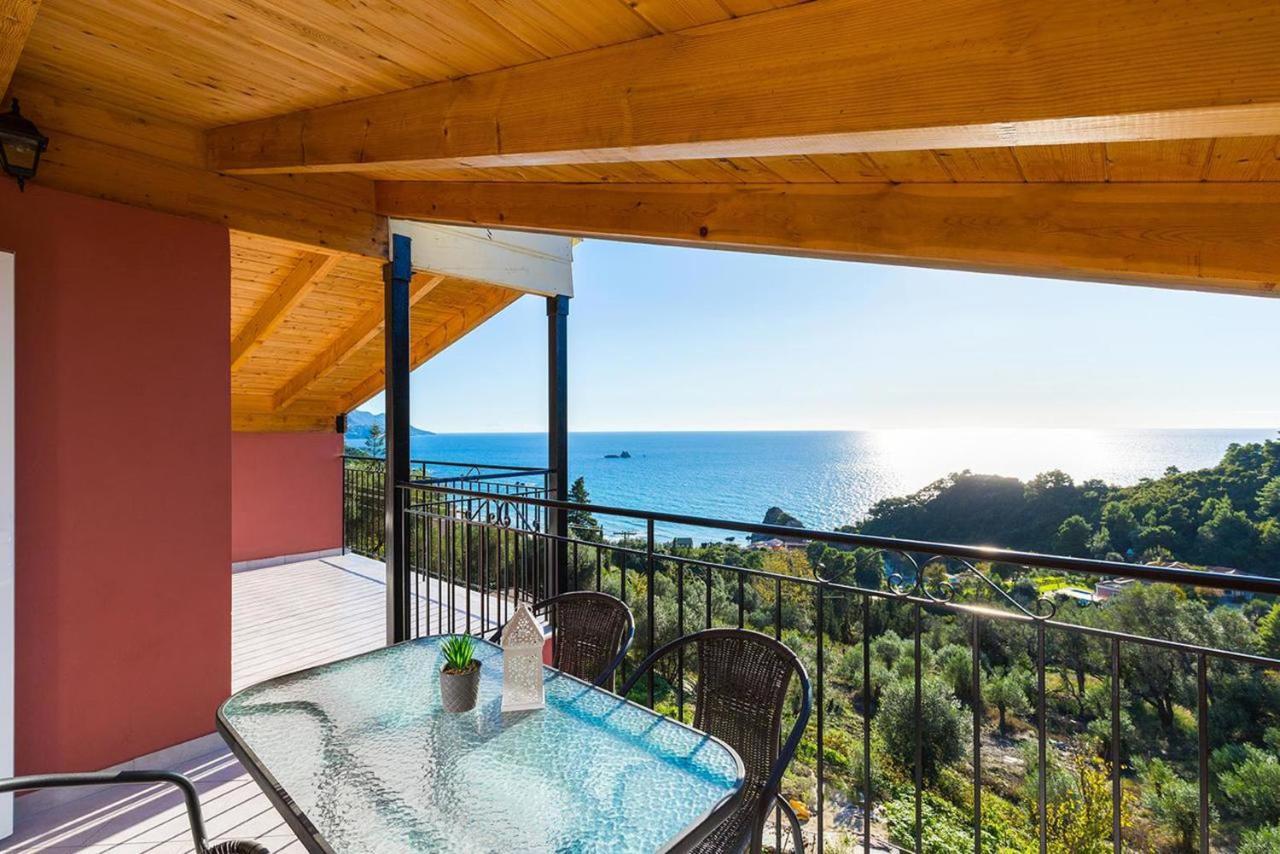 Luxury Loft Apartment With Pool - Pelekas Beach, Corfu Экстерьер фото