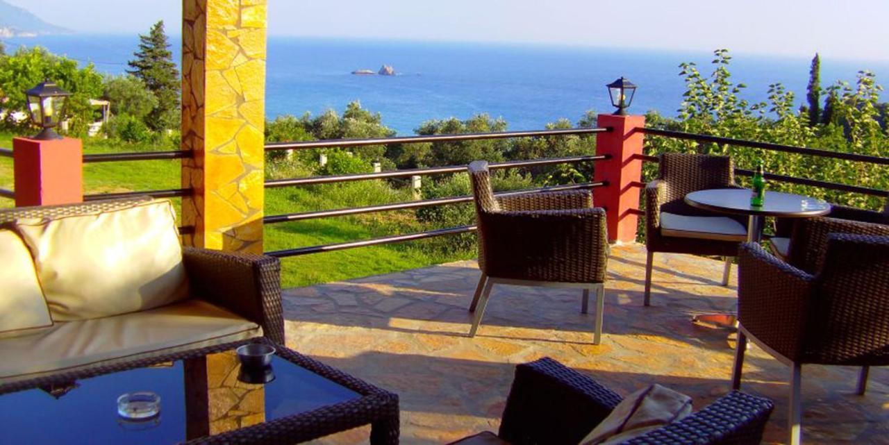 Luxury Loft Apartment With Pool - Pelekas Beach, Corfu Экстерьер фото