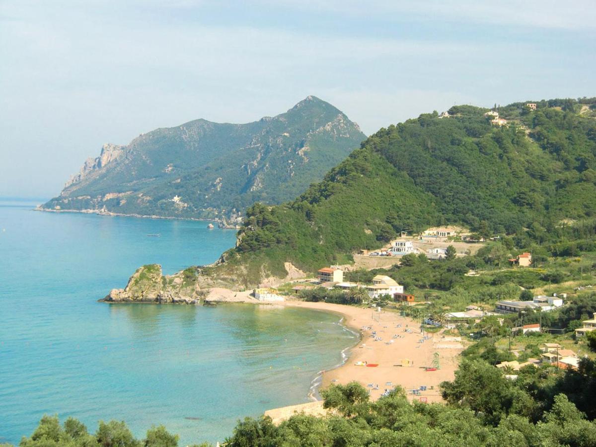 Luxury Loft Apartment With Pool - Pelekas Beach, Corfu Экстерьер фото