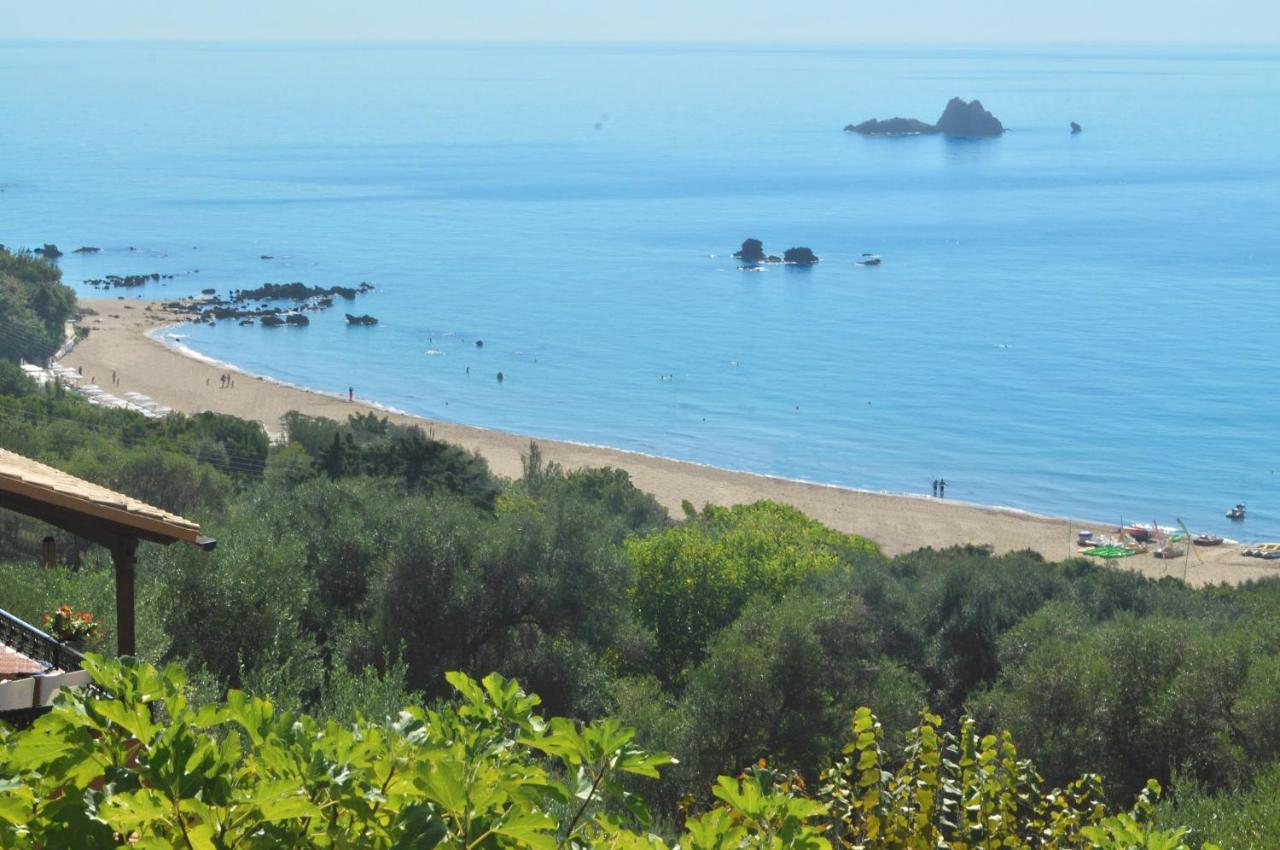 Luxury Loft Apartment With Pool - Pelekas Beach, Corfu Экстерьер фото